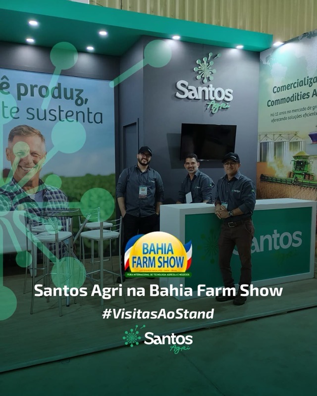 Visitas ao estande da Santos Agri na Bahia Farm Show