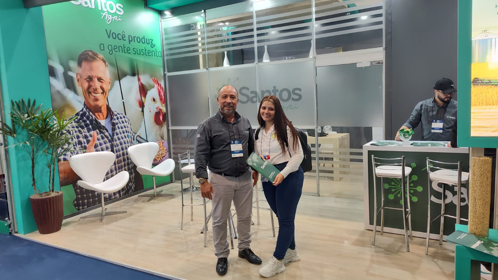 Estande da Santos Agri na SIAVS 2024